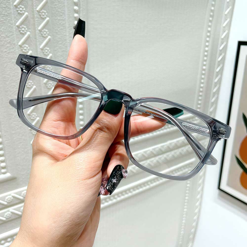 Dunbar Round Gray Glasses