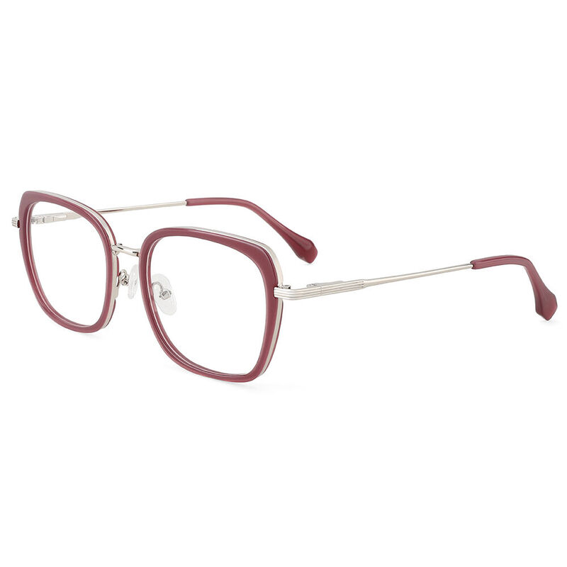 Laurance Square Red Glasses