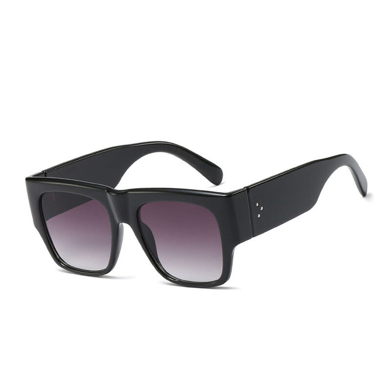 Eternity Square Black Sunglasses
