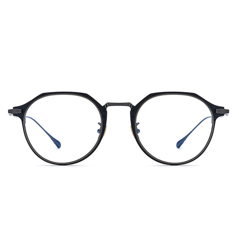 Kerwin Round Gray Glasses