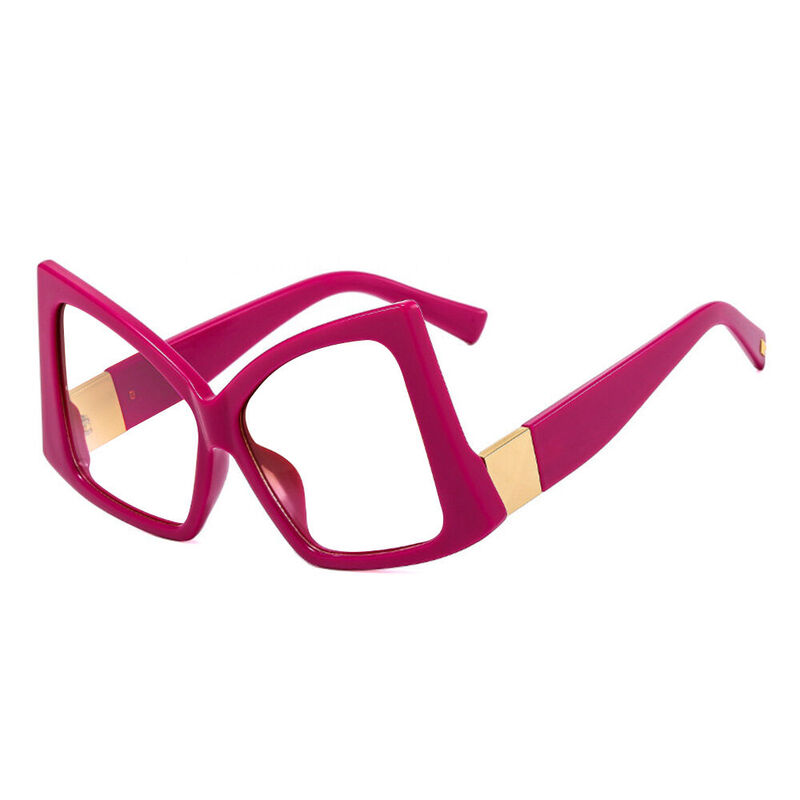 Zebu Cat Eye Purple Glasses