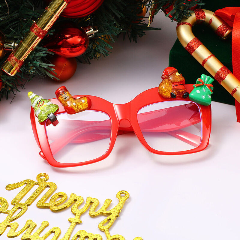 Terri Cat Eye  Christmas Socks Glasses