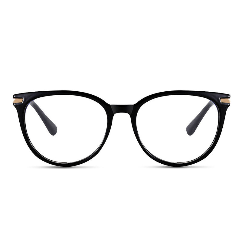 Barrie Round Black Glasses