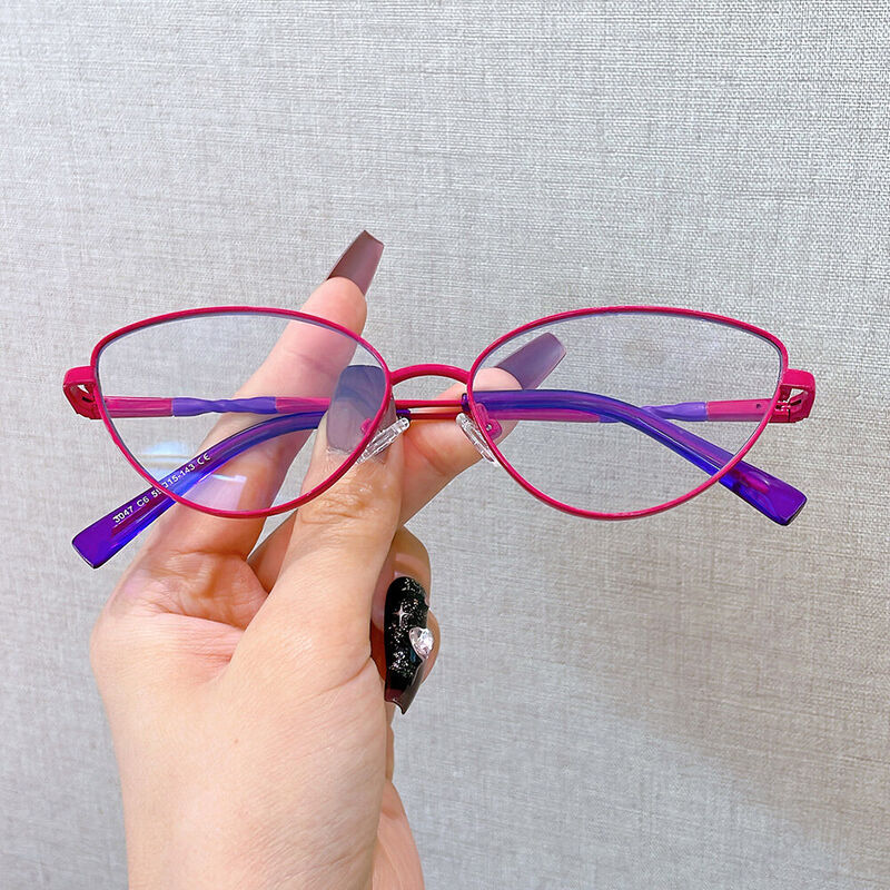Holmes Cat Eye Red Glasses