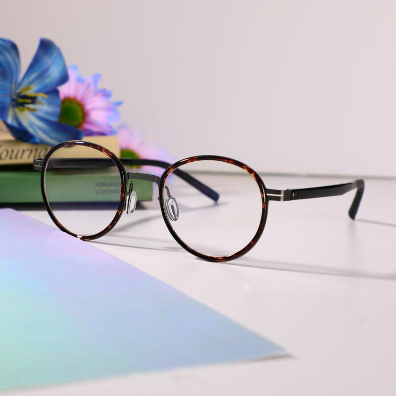 Emmie Round Tortoise Glasses