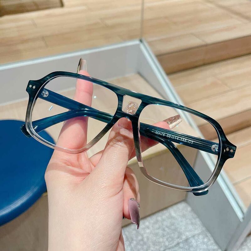 Bessem Pilote Blaue Brille