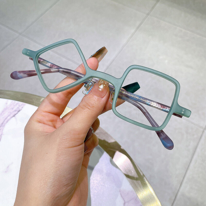 Van Quadratische Grüne Brille