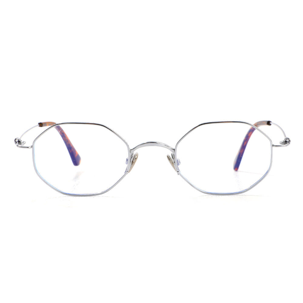 Occhiali da Vista Monroe Poligono Argenteo