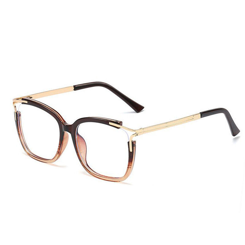 Drusilla Square Brown Glasses