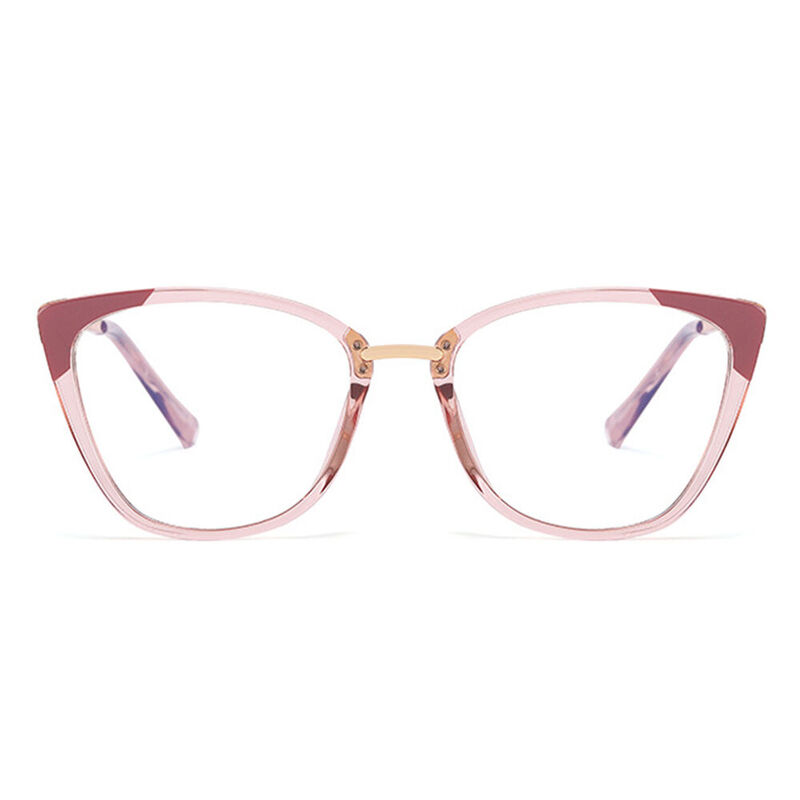 Abigail Cat Eye Pink Glasses
