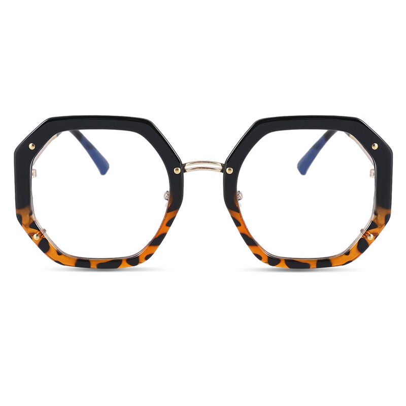 Megre Geometric Muticolor Glasses - Aoolia.com