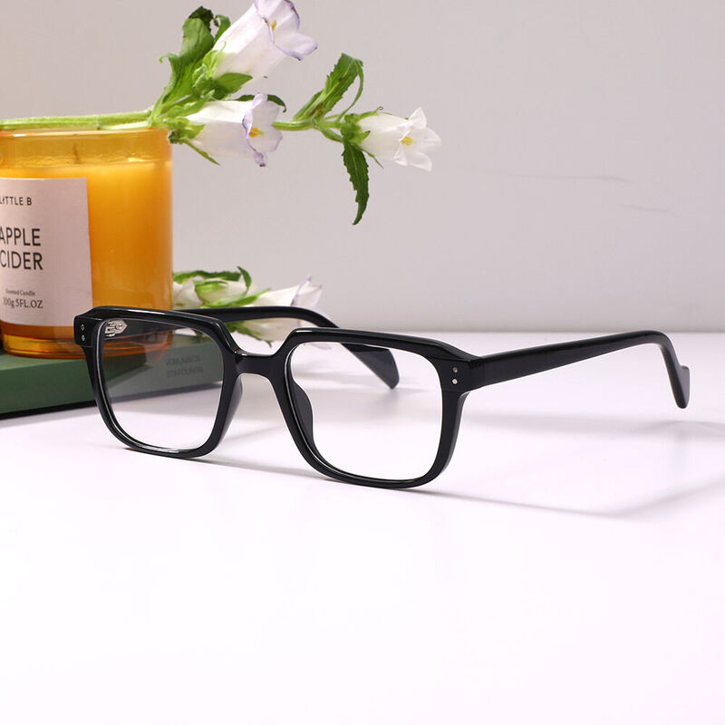 Odelio Square Black Glasses