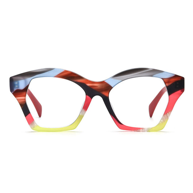 Virgil Cat Eye Red Glasses