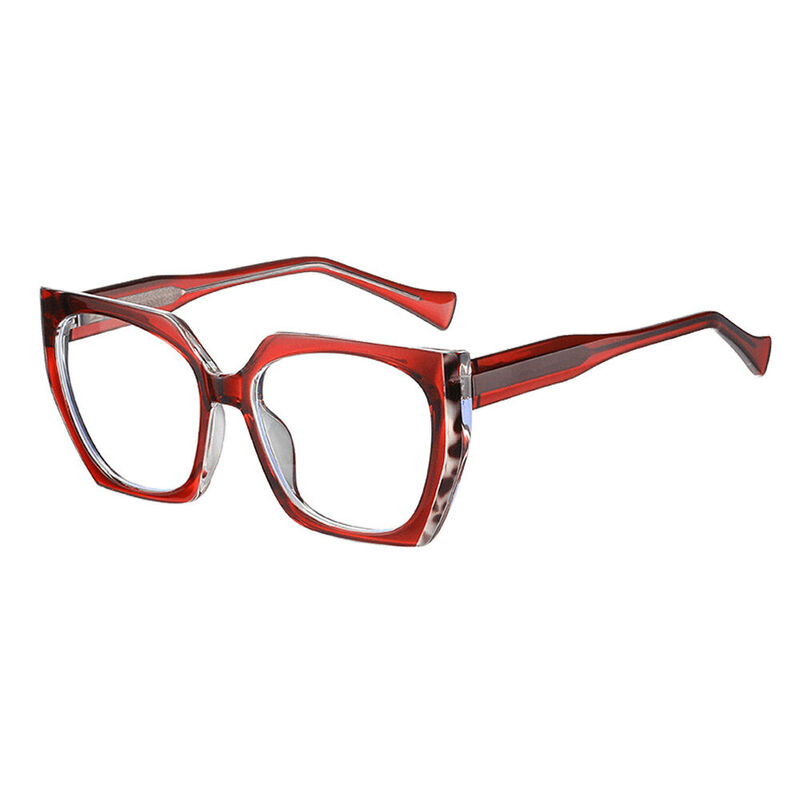 Sophy Cat Eye Red Glasses