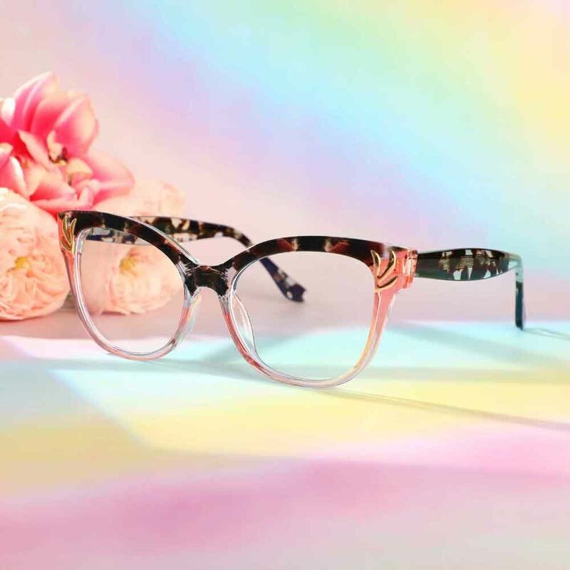 Coverdalee Cat Eye Pink Glasses