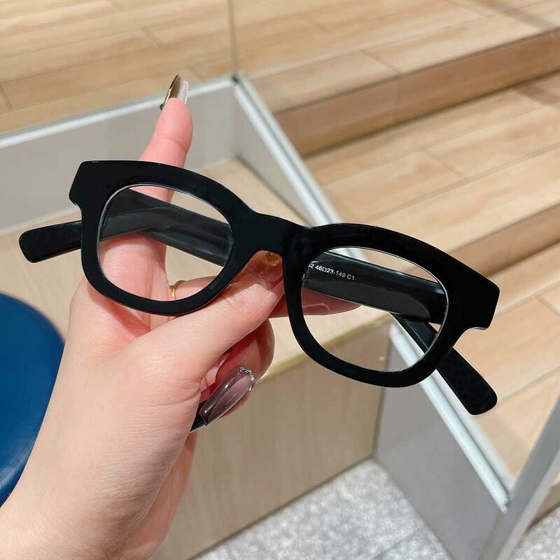 Motley Square Black Glasses