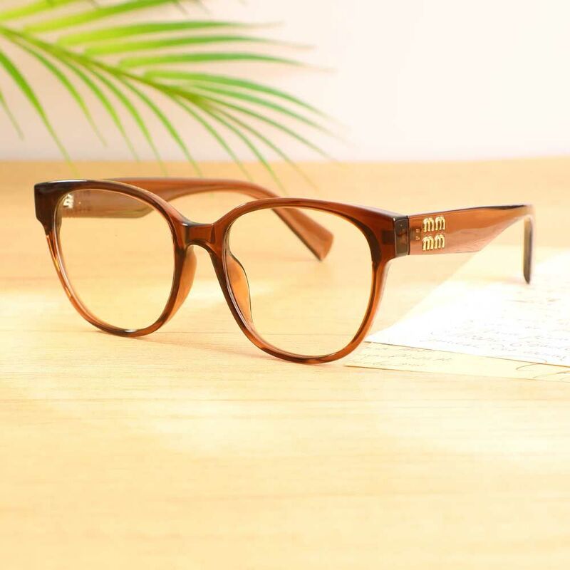 Wade Square Brown Glasses