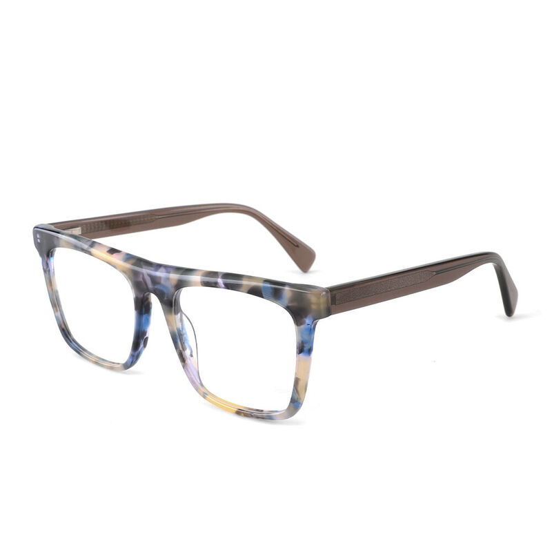 Deep Insight Square Tortoise Glasses - Aoolia.com