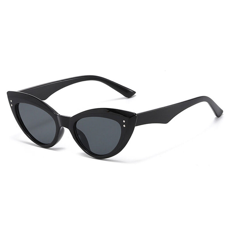 Maxine Cat Eye Black Sunglasses