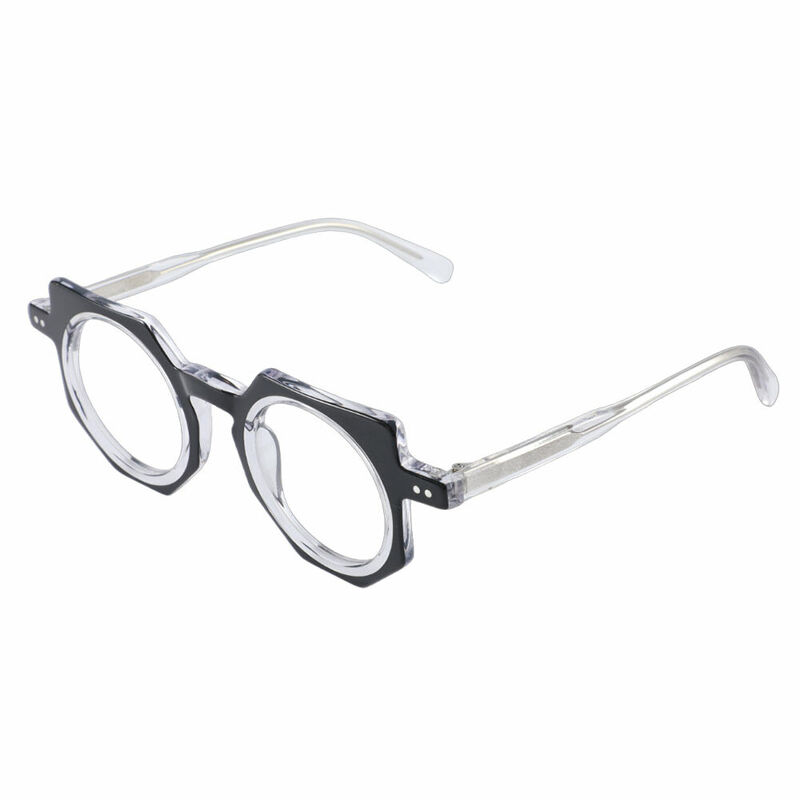 Walkley Geometric Clear Glasses