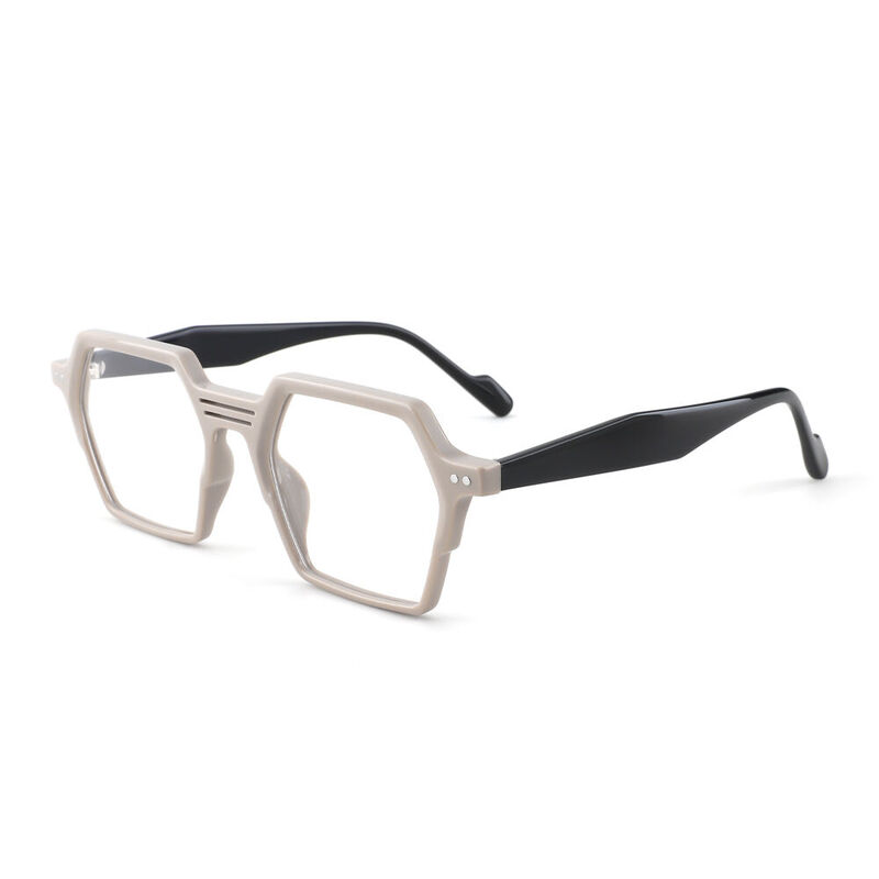 Reddy Geometric Gray Glasses