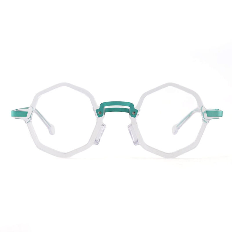 Bulwer Geometric Clear Glasses