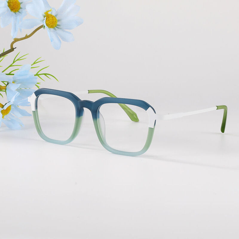 Hadley Square Blue Glasses