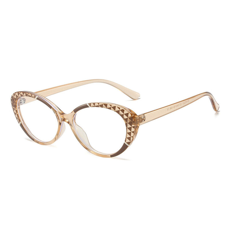Raey Cat Eye Yellow Glasses