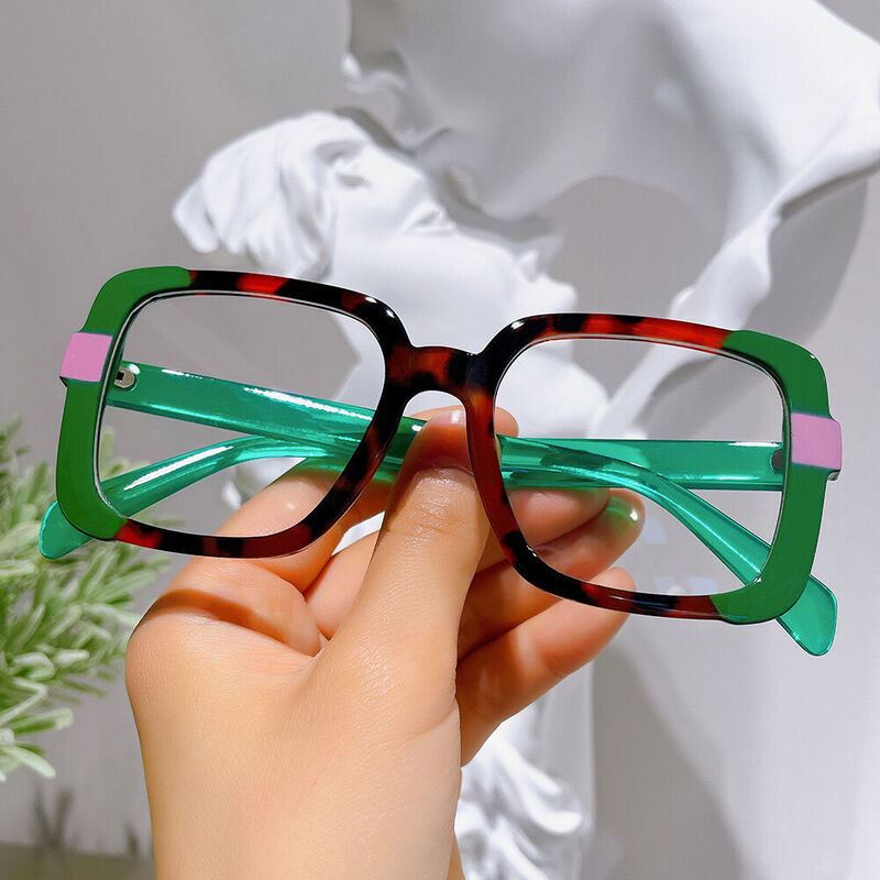 Biss Square Tortoise Glasses