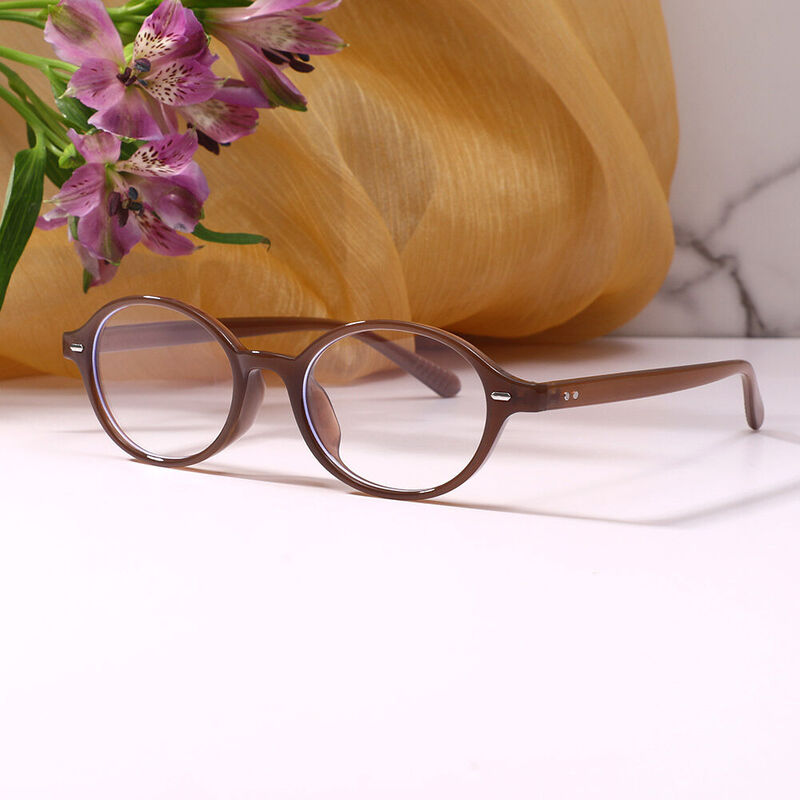 Gafas Graduadas Ovaladas Marrones Becoca