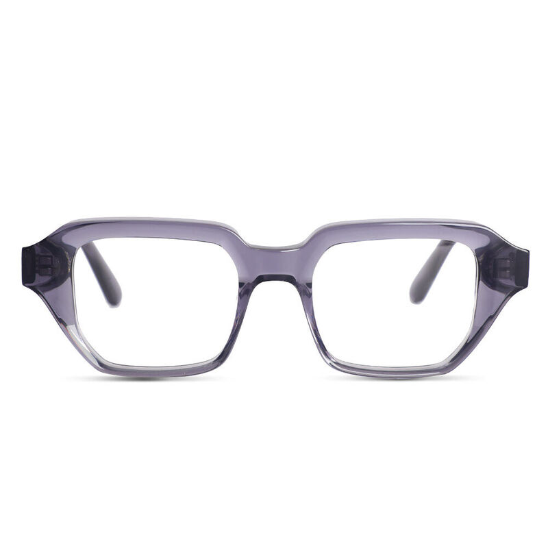 Eudor Square Grey Glasses