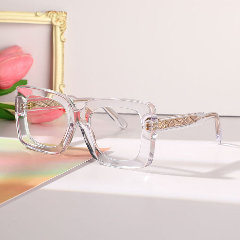 Symon Square Clear Glasses