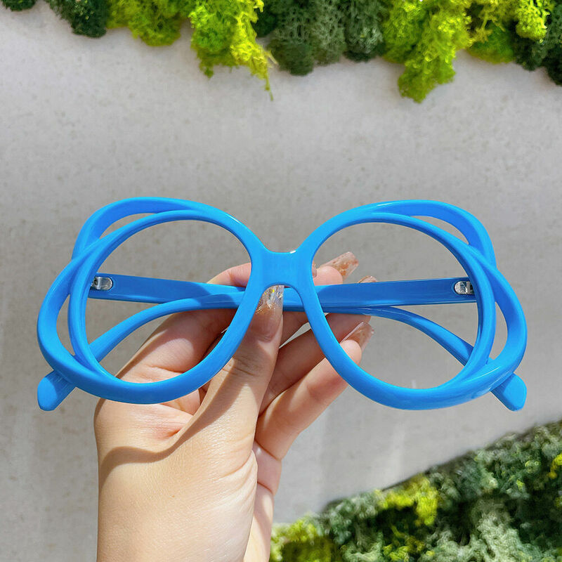 Gafas Graduadas Redondas Azules Harold