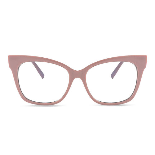 Solitaire Cat Eye Pink Glasses