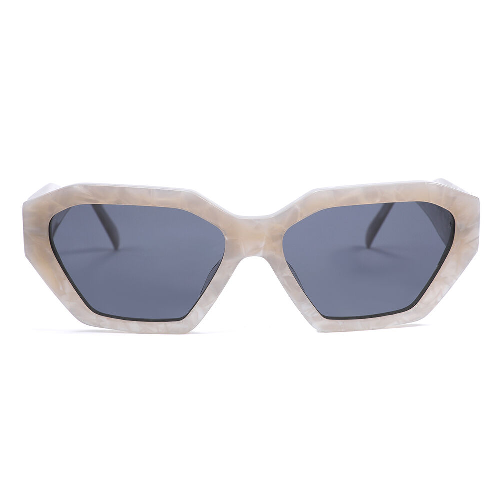 Lunettes de Soleil Brook Géométrie Beige