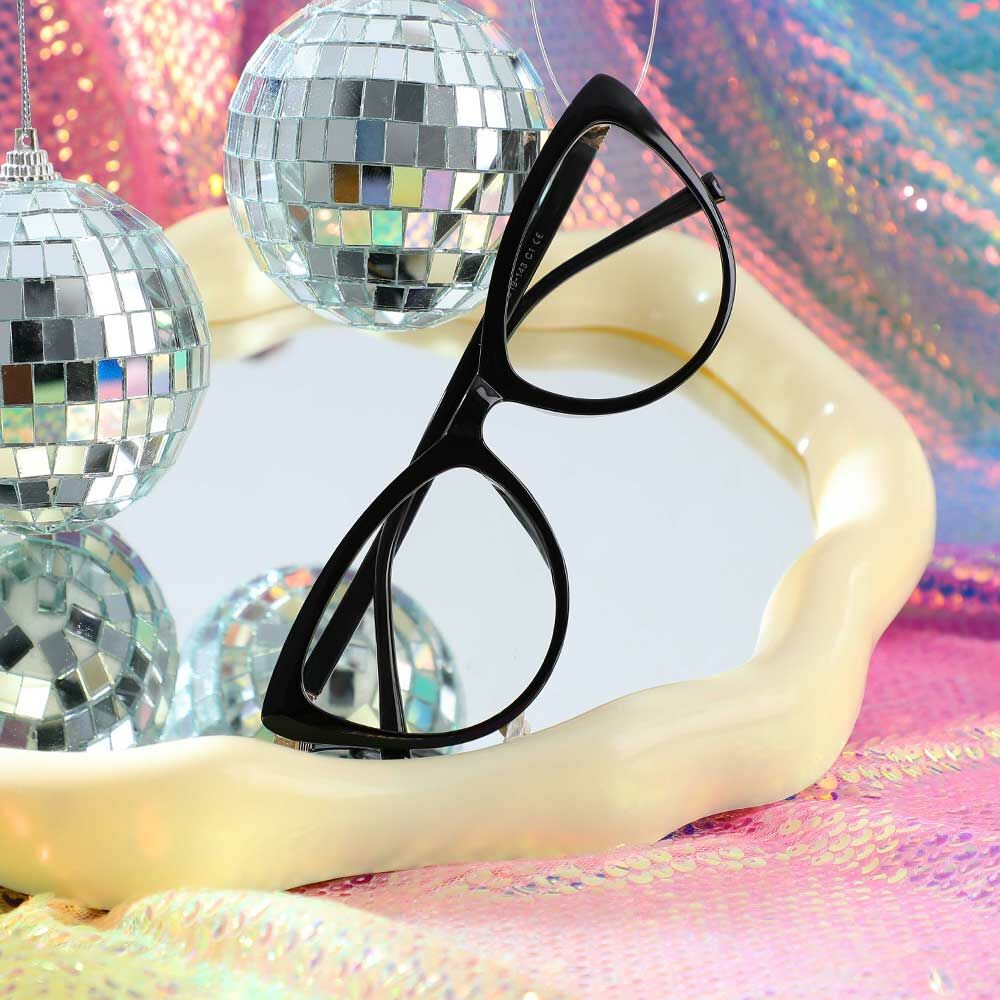 Agatha Cat Eye Schwarze Brille