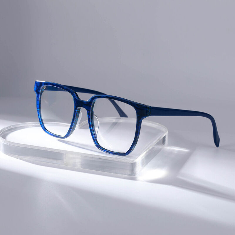 Notion Rectangle Blue Glasses