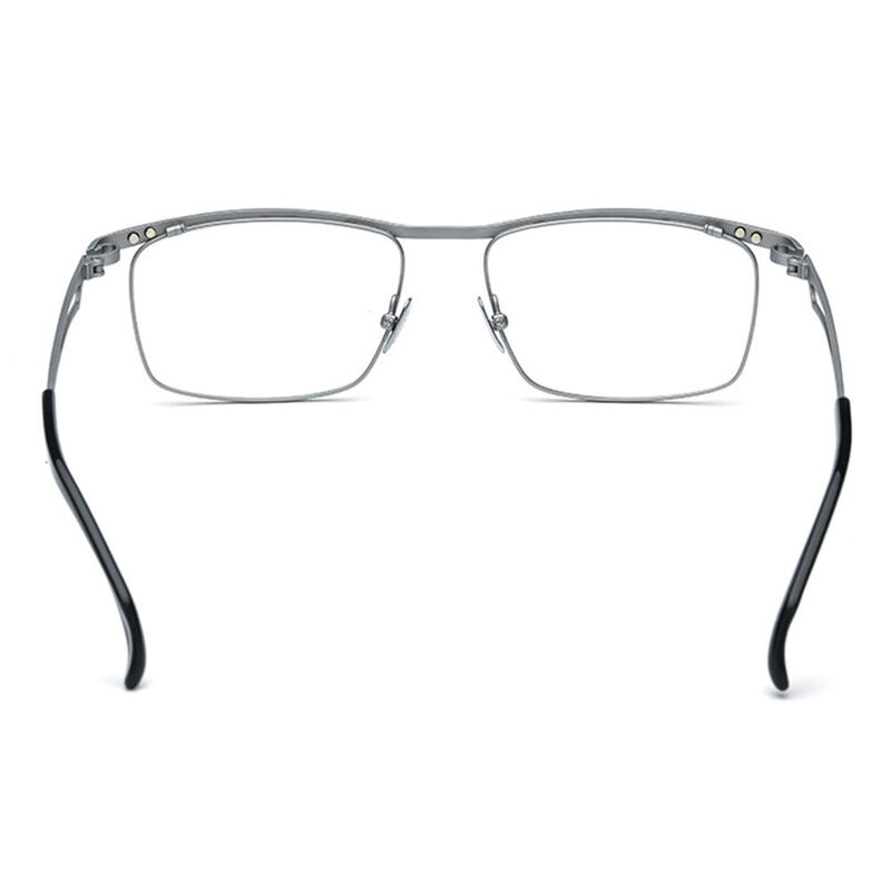 Stephen Rectangle Silver Glasses