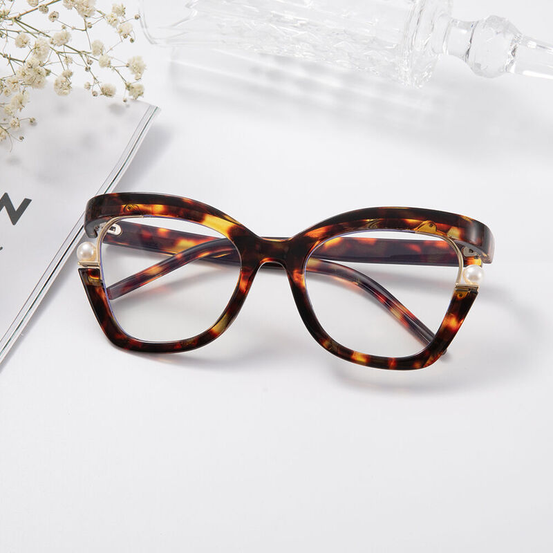 Halona Cat Eye Tortoise Glasses - Aoolia.com