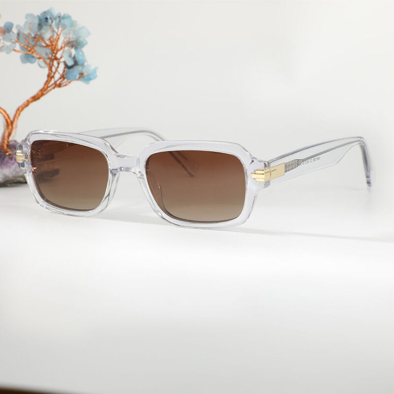 Cordaro Rectangle Clear Sunglasses
