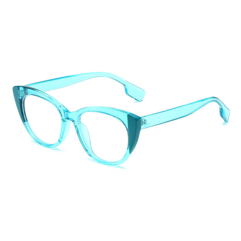 Gafas Graduadas Tipo Cat Eye Azules Ted