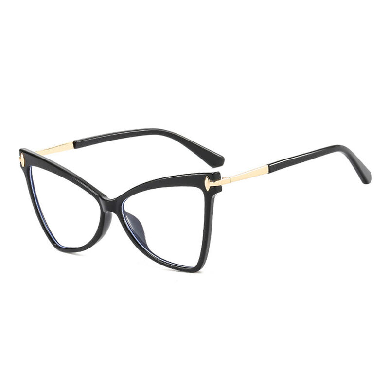 Adoir Cat Eye Black Glasses