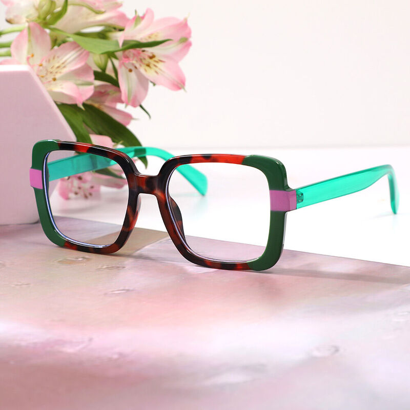 Biss Square Tortoise Glasses