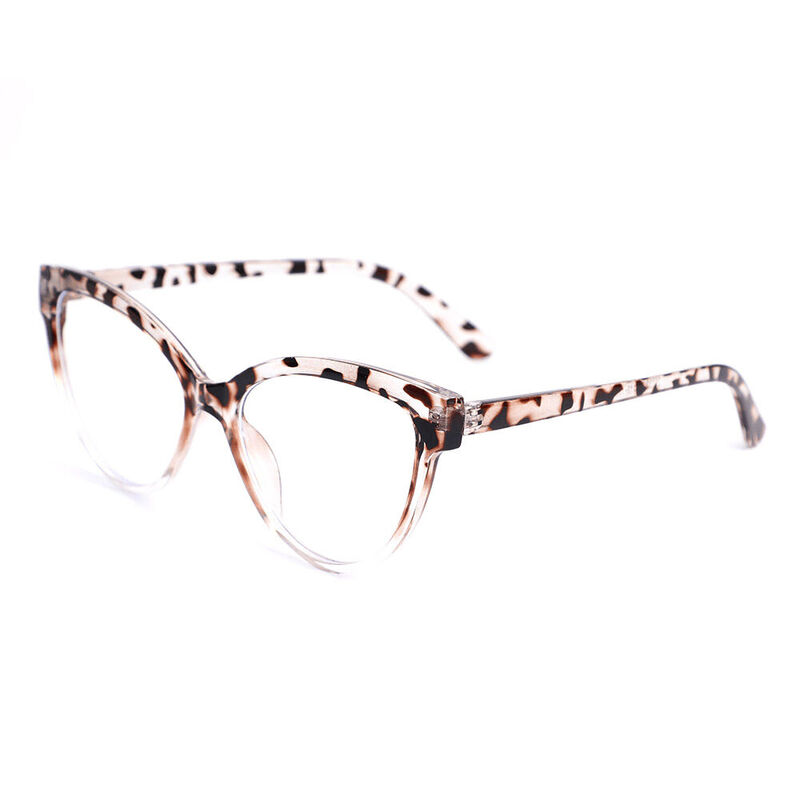 Lunettes de Vue Anthone Cat Eye Léopard