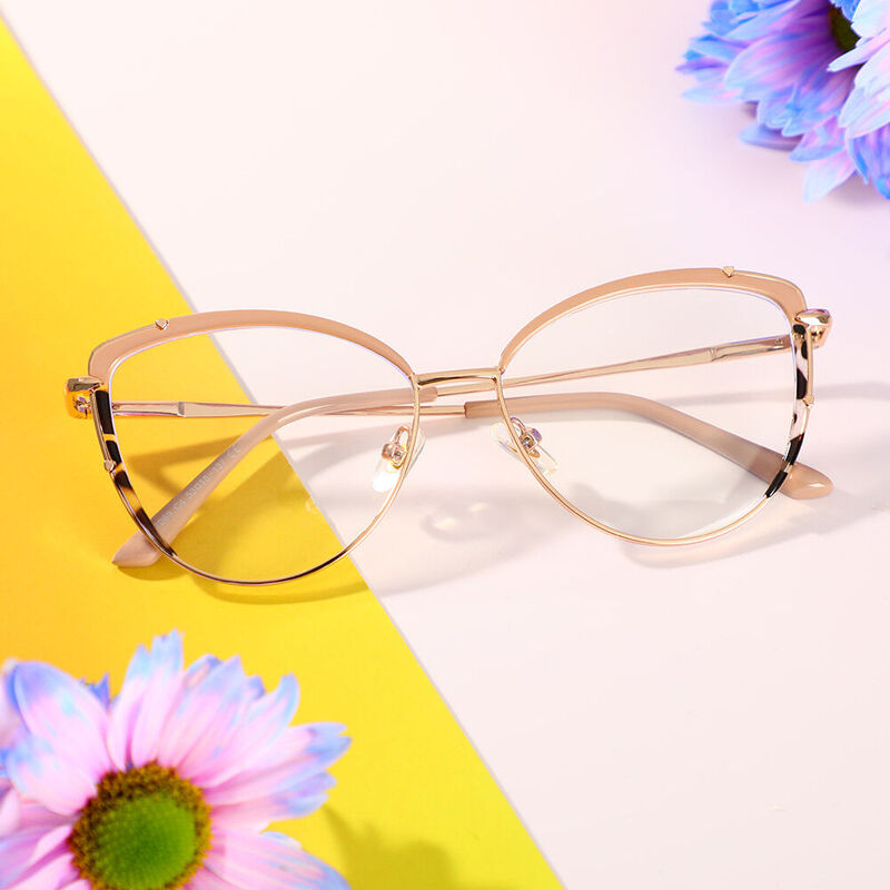 Goldsmith Cat Eye Gray Glasses