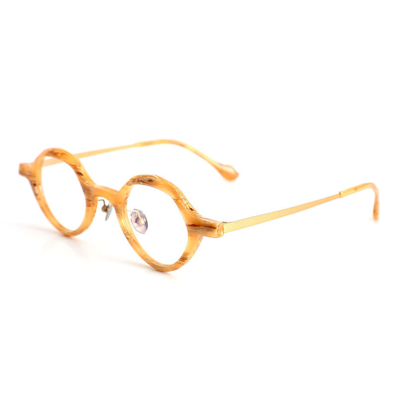 Payne Geometric Orange Glasses