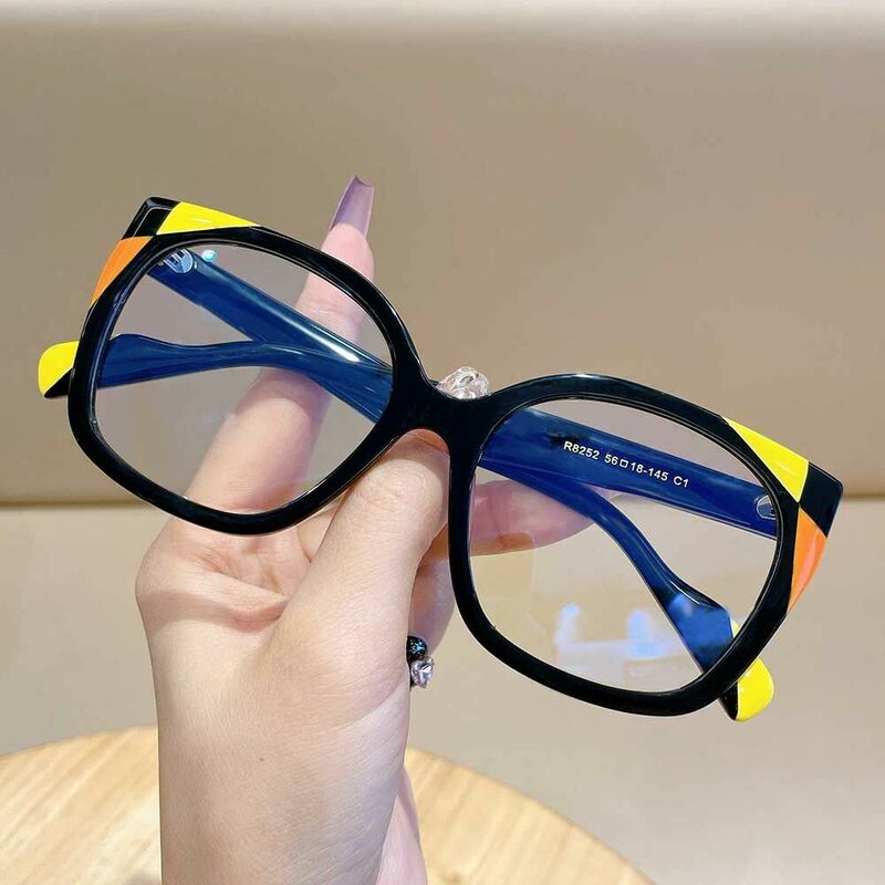 Saroya Cat Eye Black Glasses
