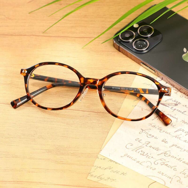 Myra Oval Tortoise Glasses