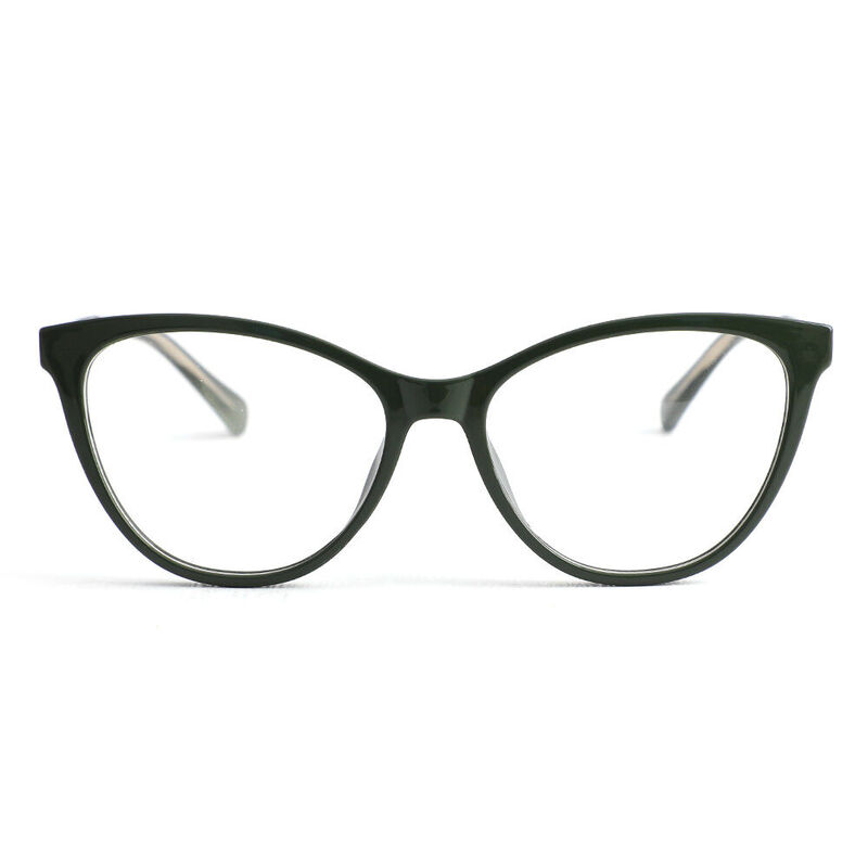 Phoenix Cat Eye Grüne Brille