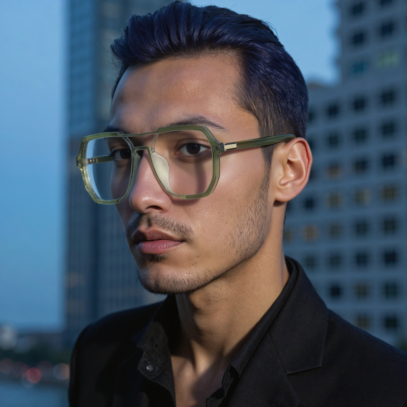 Lunettes de Vue Carter Aviateur Vert